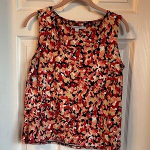 Chico's Vibrant Red and Black Tank Top
